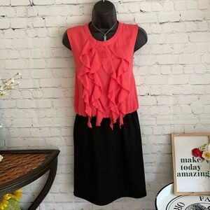 Have — Coral and Black Dress